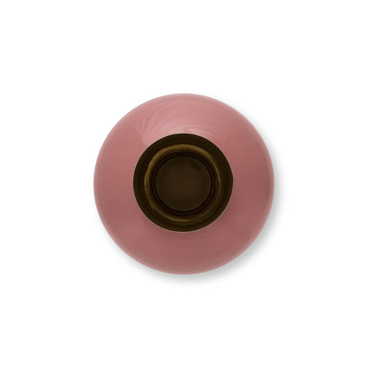 Vase Metal large OLD PINK 42cm