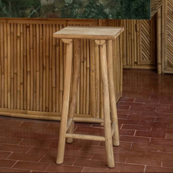 ISLAND Barhocker - Teakholz Natur