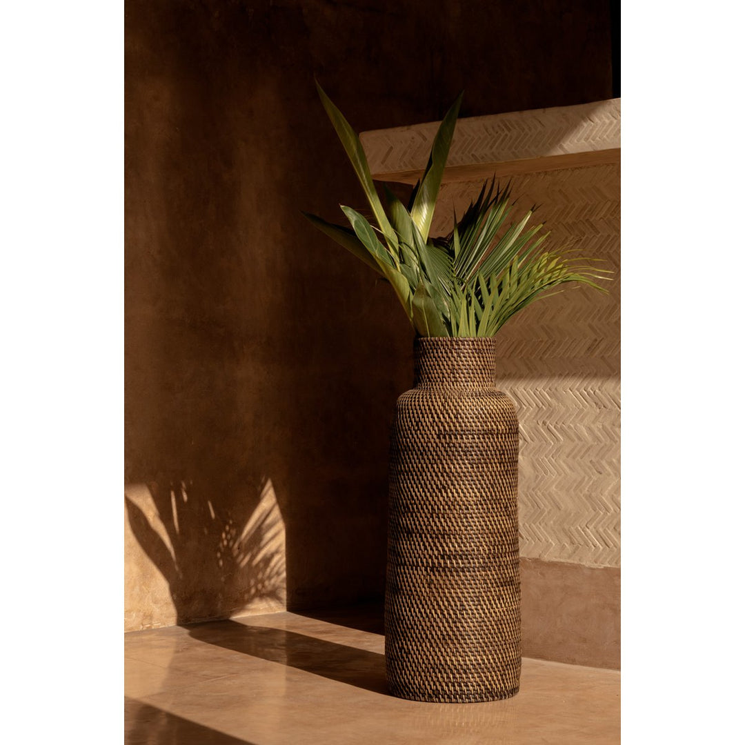 COLONIAL Korb - Regenschirmständer - Bodenvase - Naturbraun