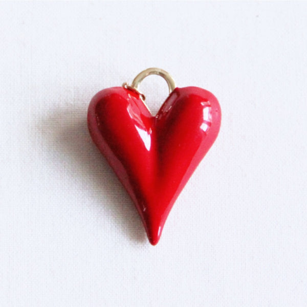 Charm HEART Rot - Kettenanhänger