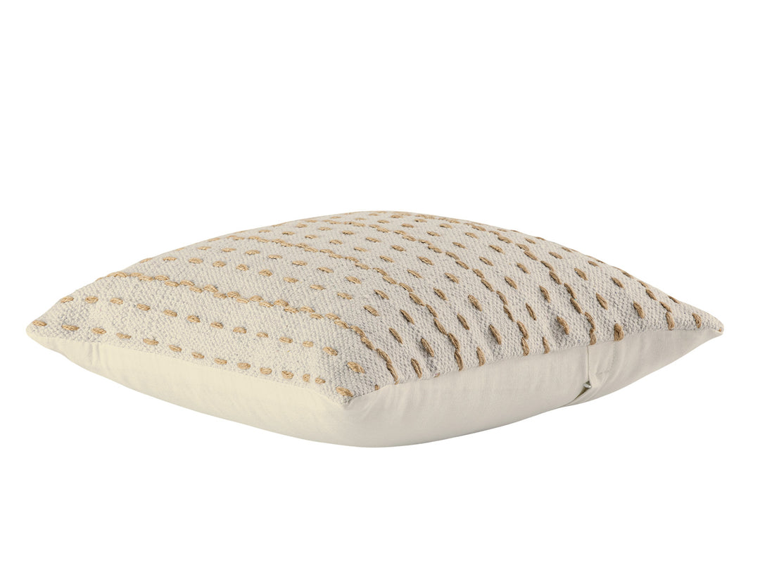 Dekokissen - Sofakissen - Zierkissen - Natur Baumwolle & Jute - 2er-Set