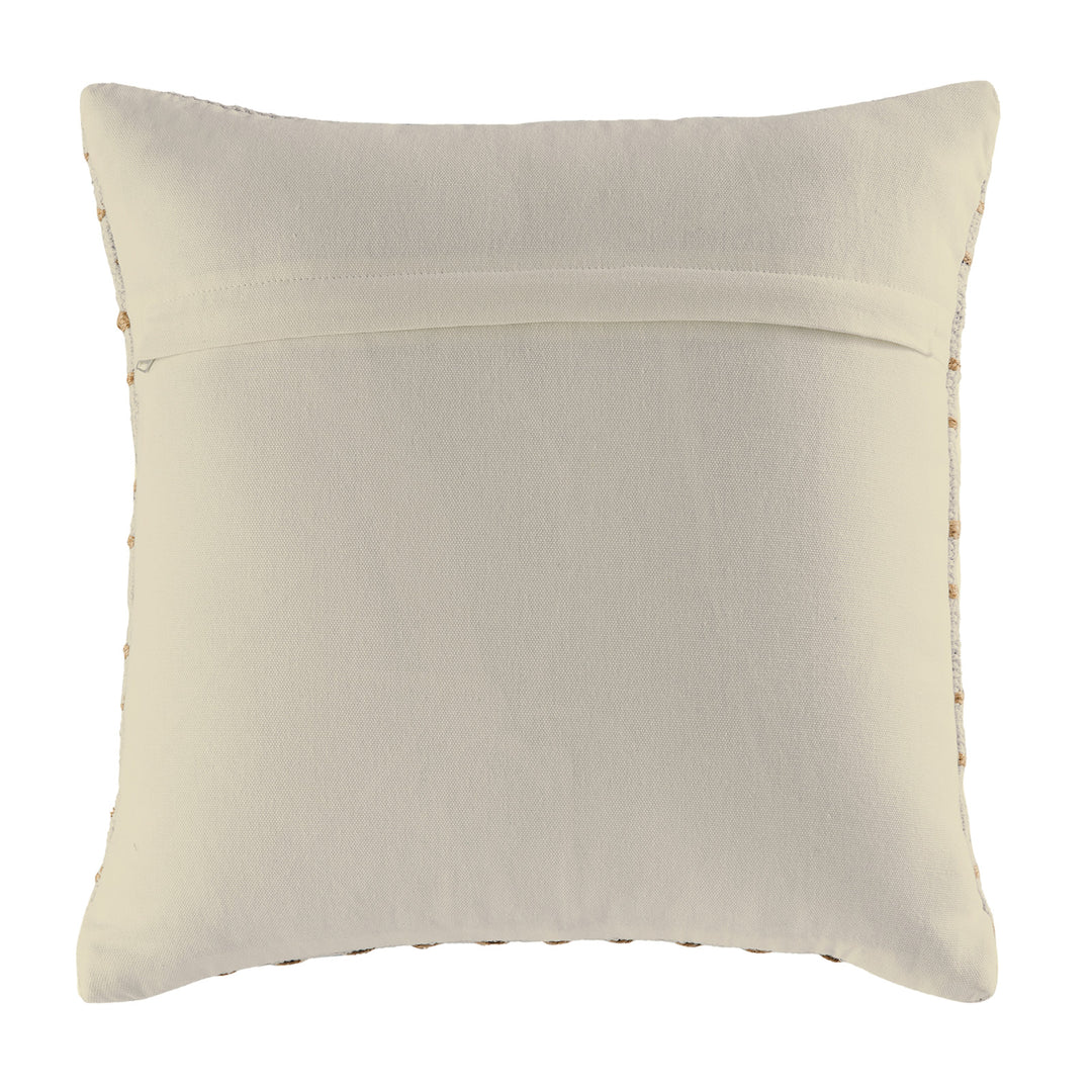 Dekokissen - Sofakissen - Zierkissen - Natur Baumwolle & Jute - 2er-Set