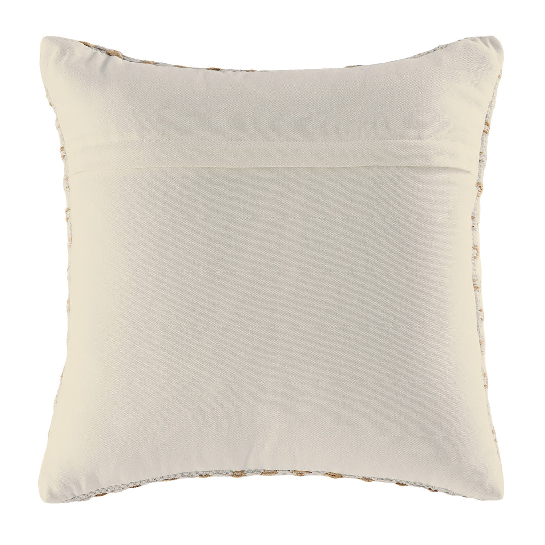 Dekokissen - Sofakissen - Zierkissen - Natur Baumwolle & Jute - 2er-Set