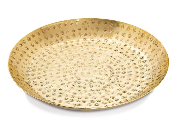 Dekotablett - Kerzentablett - Serviertablett - Metall Tablett gold o. silber