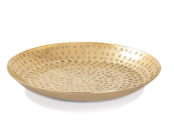 Dekotablett - Kerzentablett - Serviertablett - Metall Tablett gold o. silber