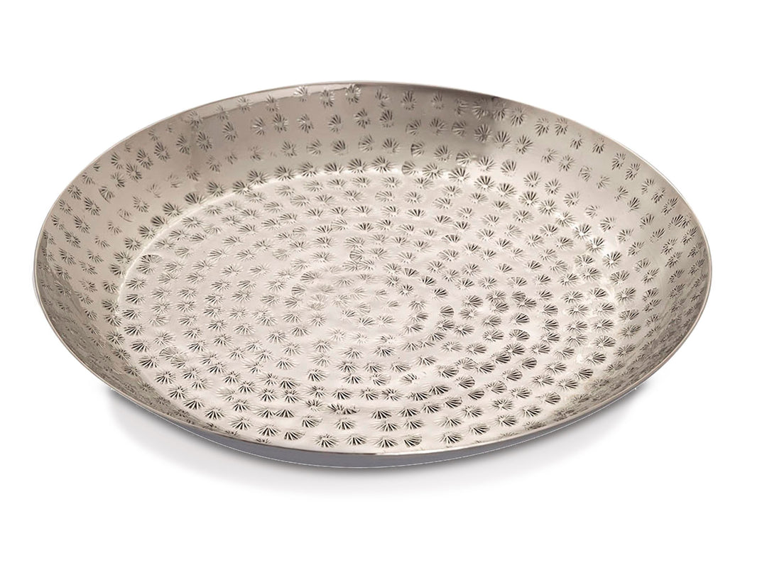 Dekotablett - Kerzentablett - Serviertablett - Metall Tablett gold o. silber