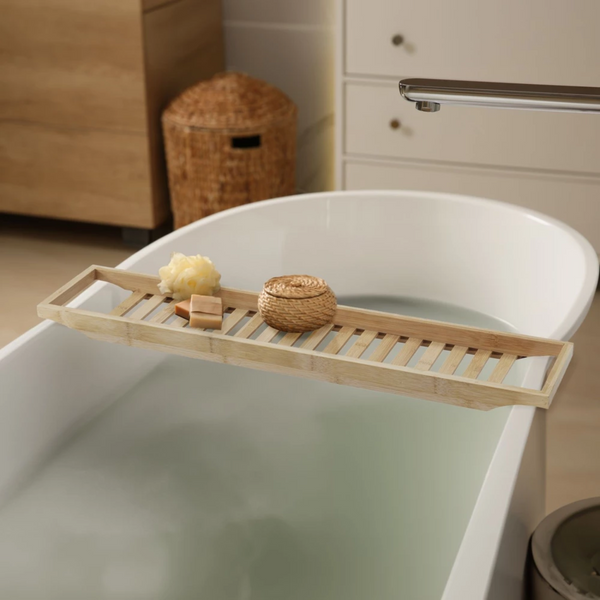 Ablage für Badewanne - Bambus