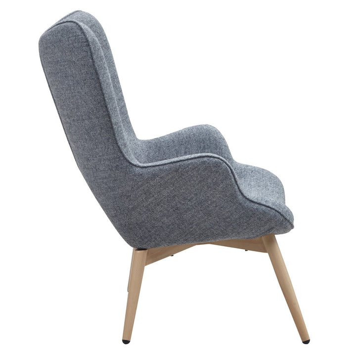 Sessel ANJO - Relaxsessel mit Armlehnen - Grau