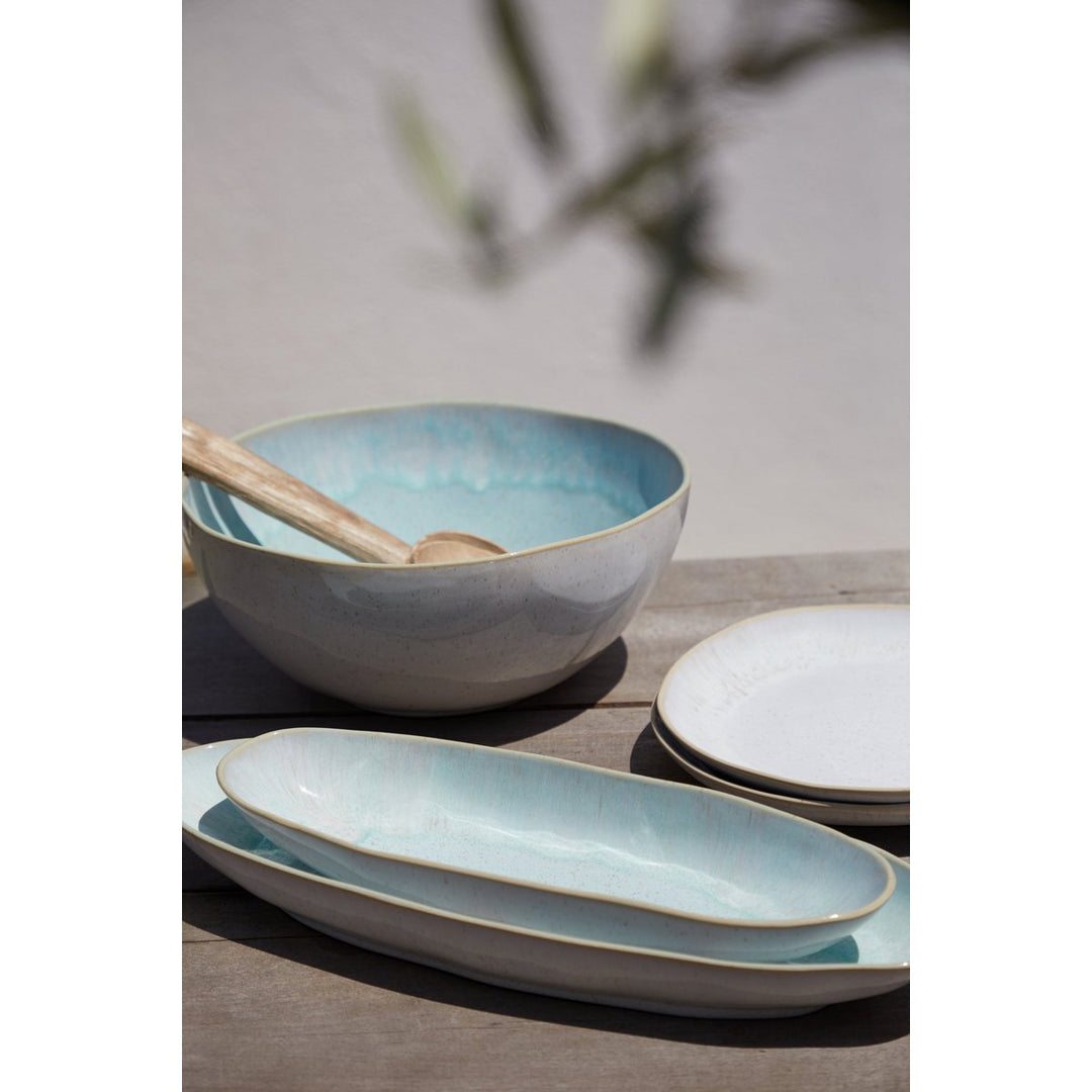 Servierschale Eivissa, Casafina SEABLUE - 2er Set - Keramikschale in Meeresoptik | Dekorative Schale für Küche & Tisch