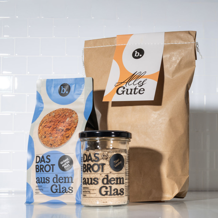 Das Brot aus dem Glas - Brotbeutel ALLES GUTE - Nachfüllpaket