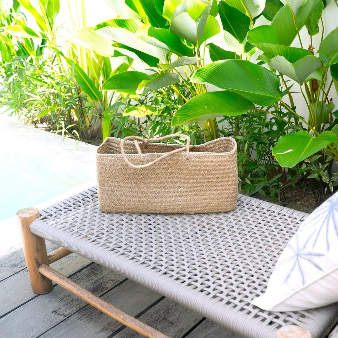 Shopper Tasche SALARA - Handgewebe Einkaufstasche aus Seegrass