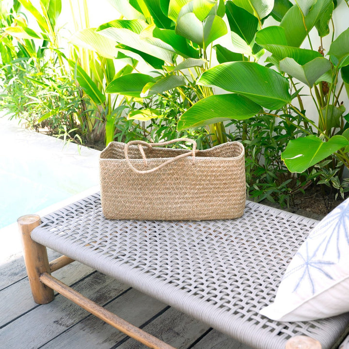 Shopper Tasche SALARA - Handgewebe Einkaufstasche aus Seegrass