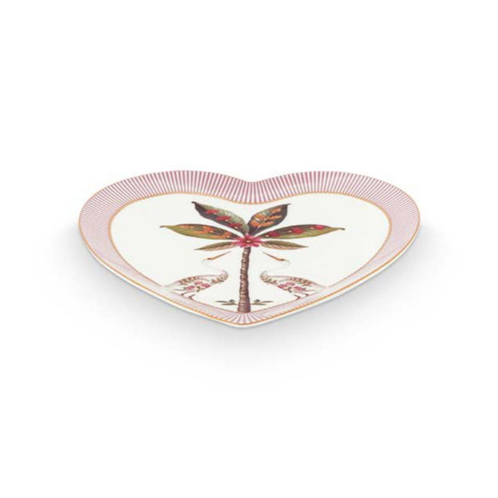 Teller in Herzform LA MAJORELLE Pink - 2er-Set