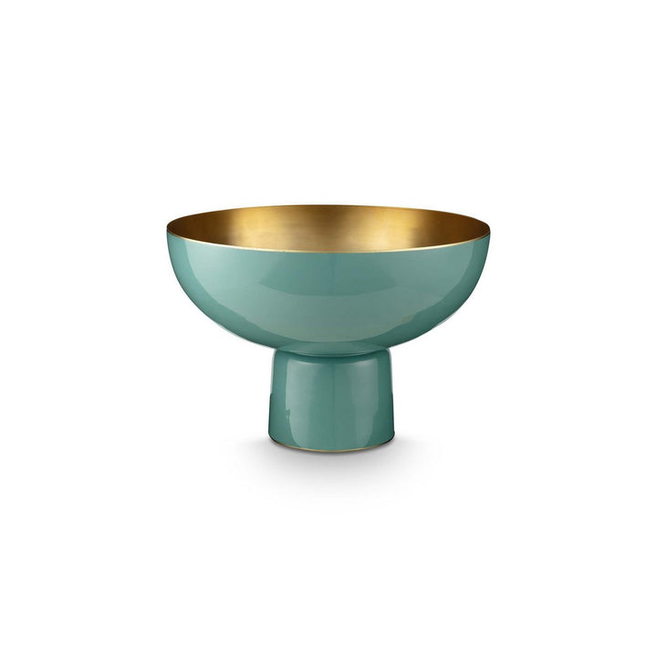 Dekoschale High Tray Metal LIGHT BLUE 30cm