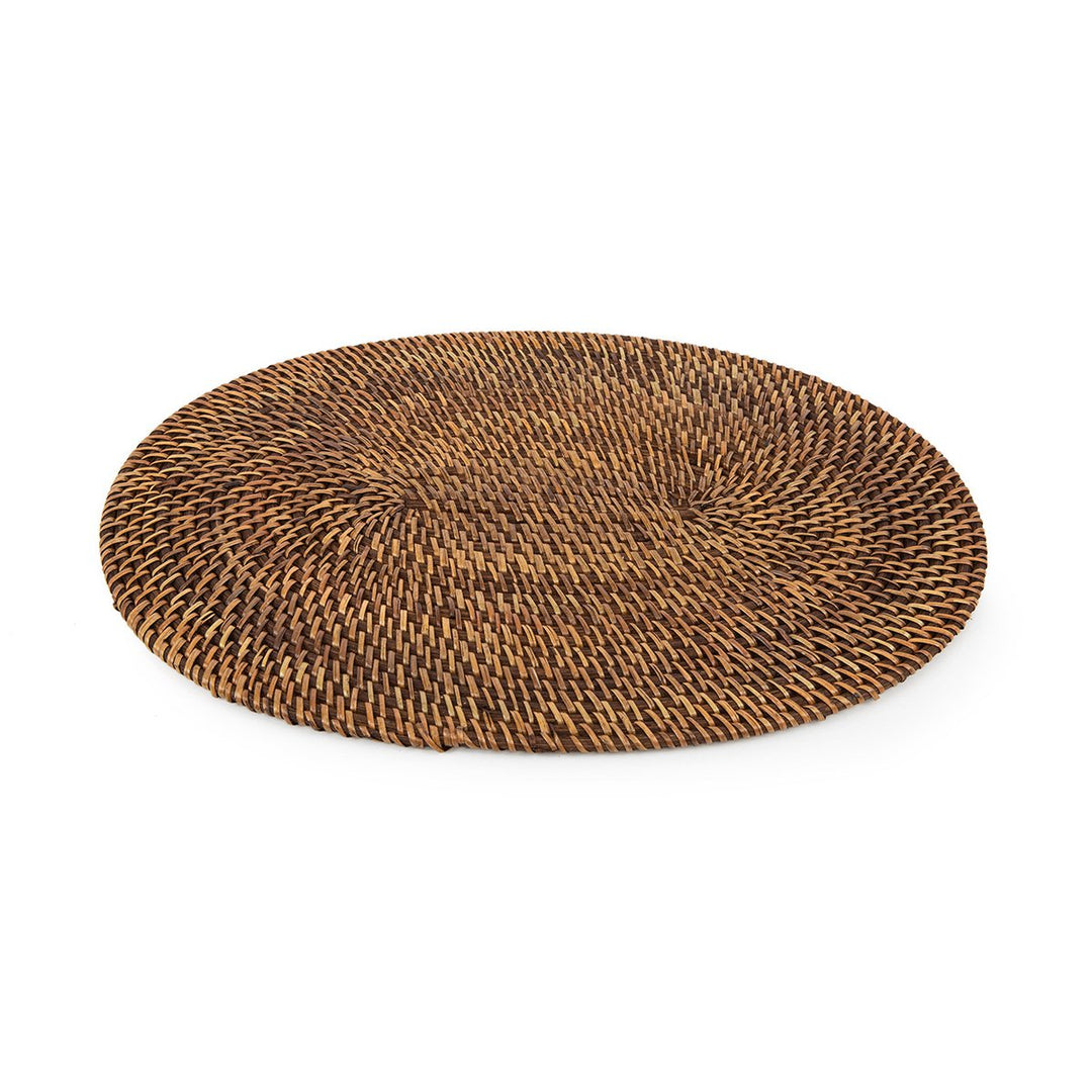 COLONIAL Tischset - Platzset - Dekomatte - oval Naturbraun