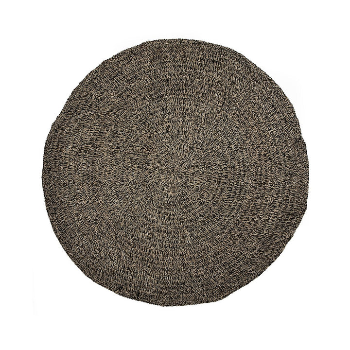 SEAGRASS Teppich - Naturschwarz rund 200