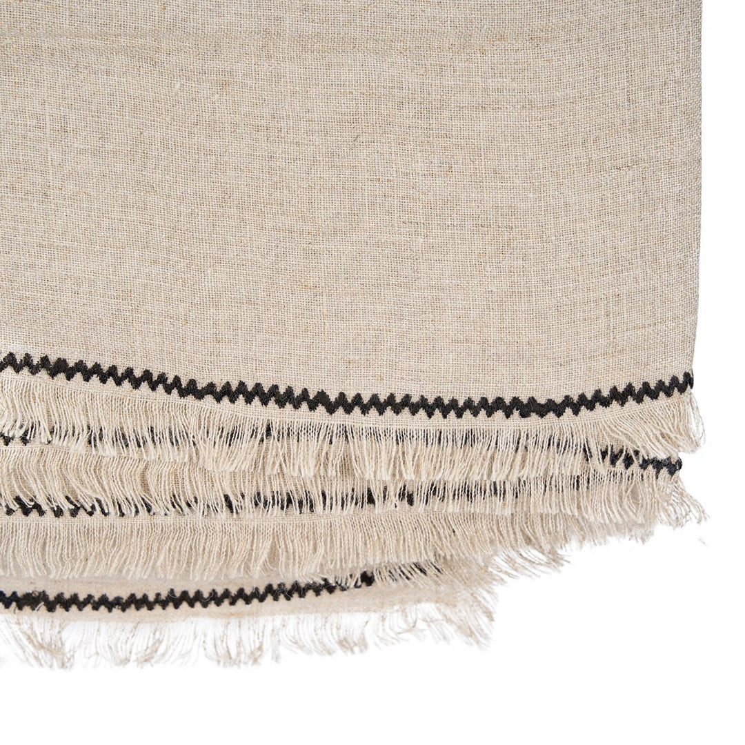 TUSCANY Tischdecke - Leinen Natur 150x300