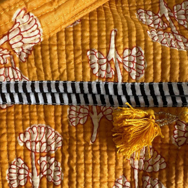handgemachte Baumwolltasche „Mystic Flower“