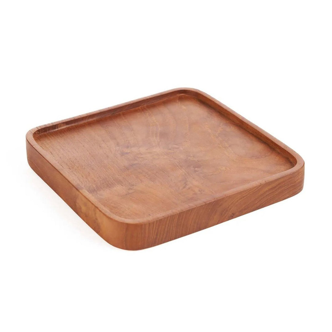 TEAK SQUARE Teller XS - Dekoteller 8,5cm