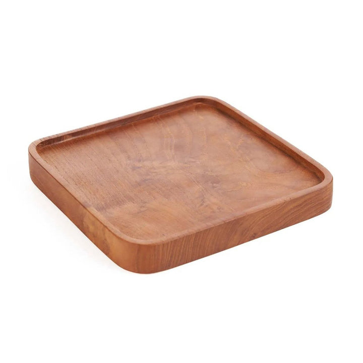 TEAK SQUARE Teller XS - Dekoteller 8,5cm