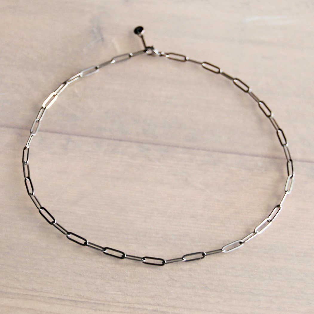 Halskette - D-Chain Glieder - Silber