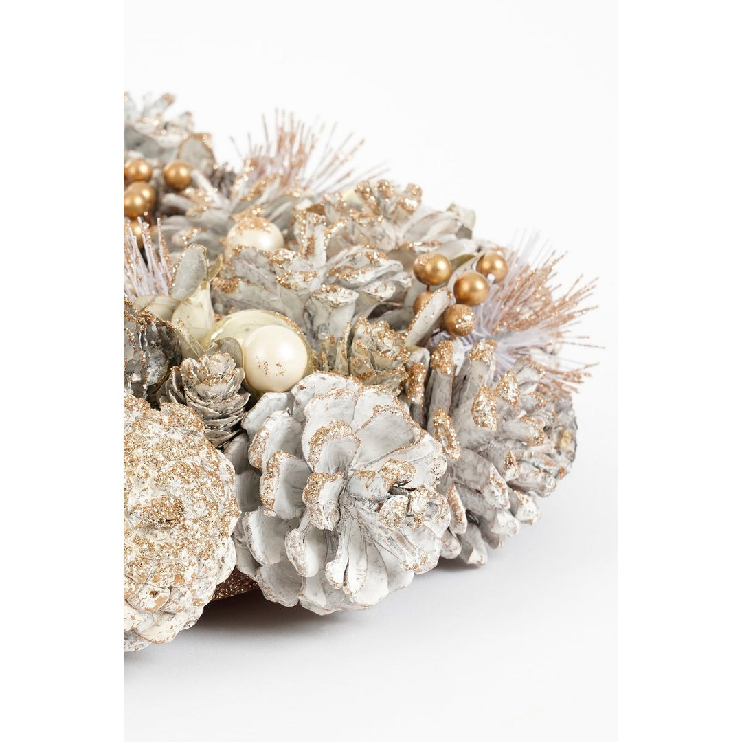 Kranz "Hanley" - Weihnachtsdeko mit Kiefernzapfen - Ø34cm