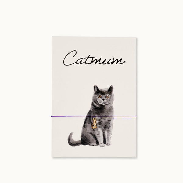 Grußkarte mit Armband: Catmum