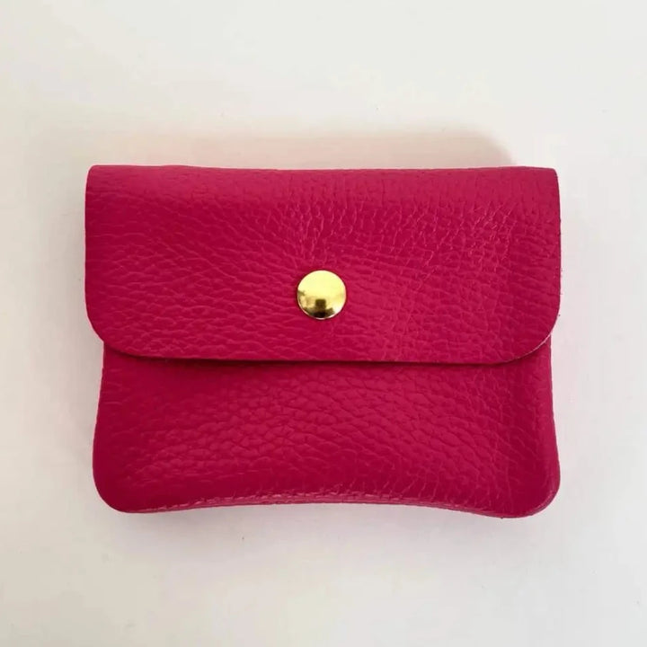Geldbeutel BLUSH - Minitäschchen - Leder / Wildleder / Metallic