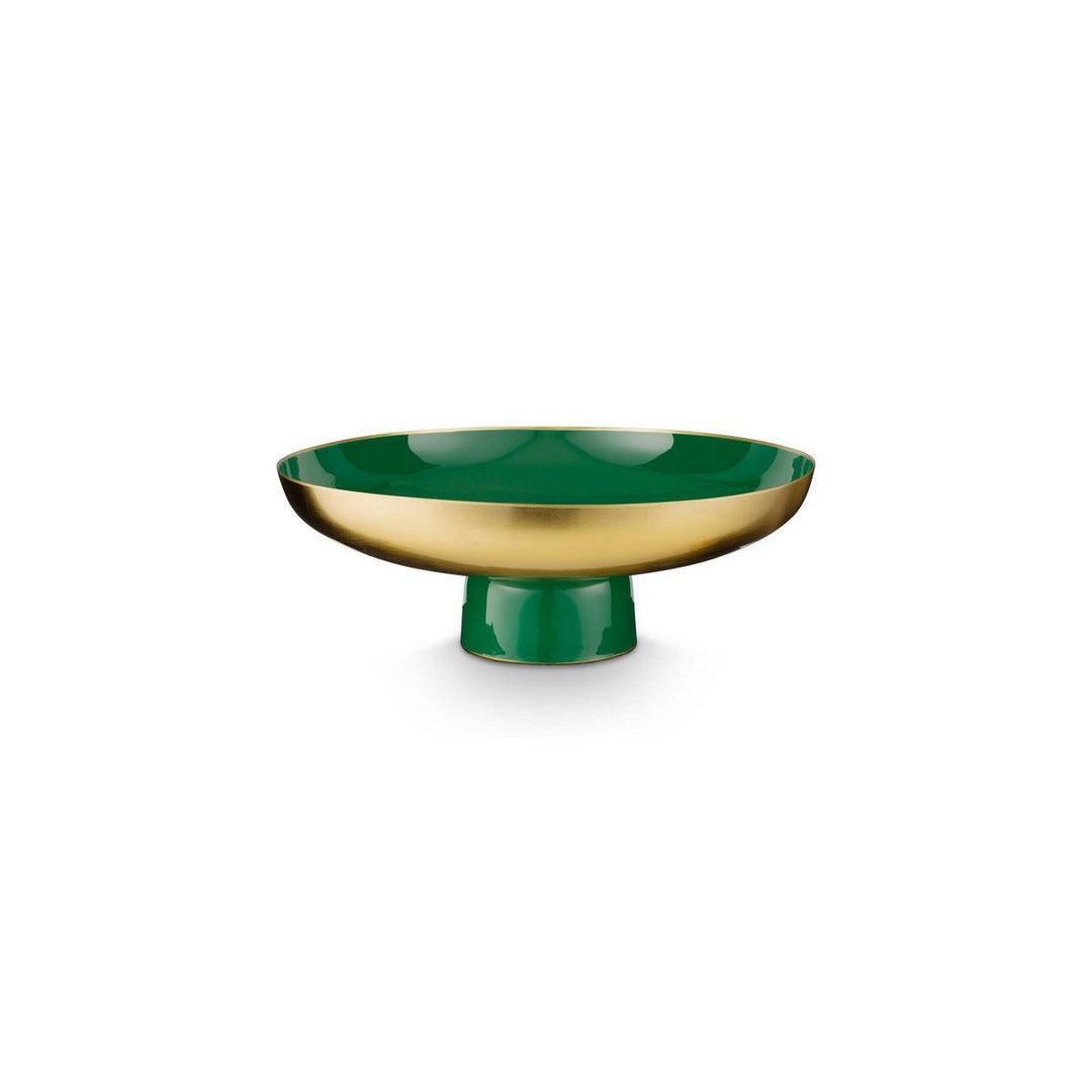 Dekoschale Low Tray Metal DARK GREEN 35cm