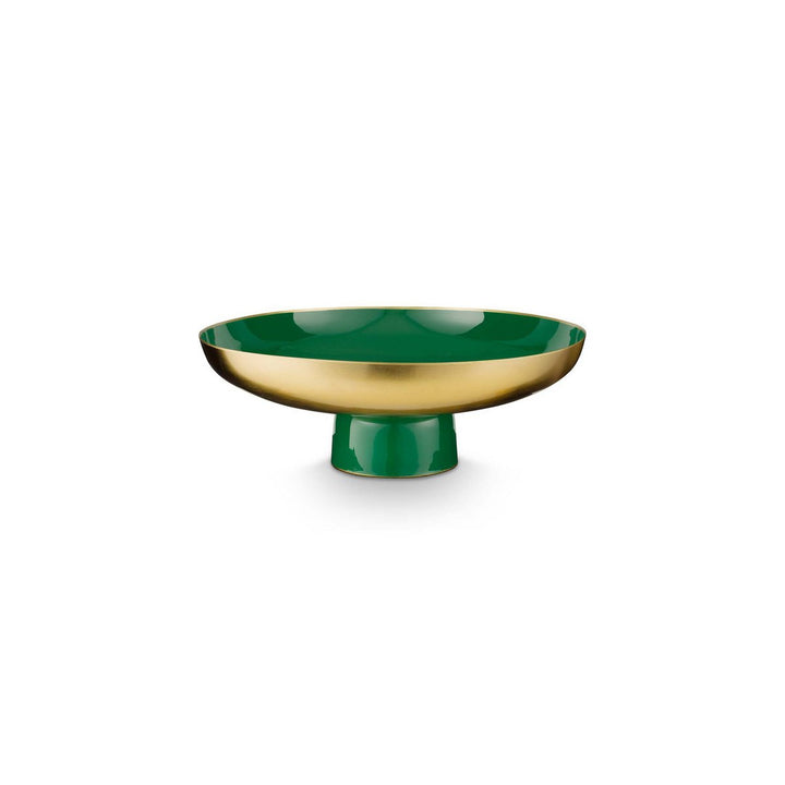Dekoschale Low Tray Metal DARK GREEN 35cm
