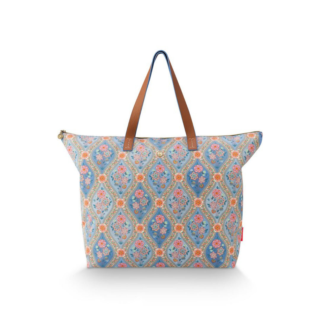 Tote Bag large TILDA ORNAMENTO BLUE