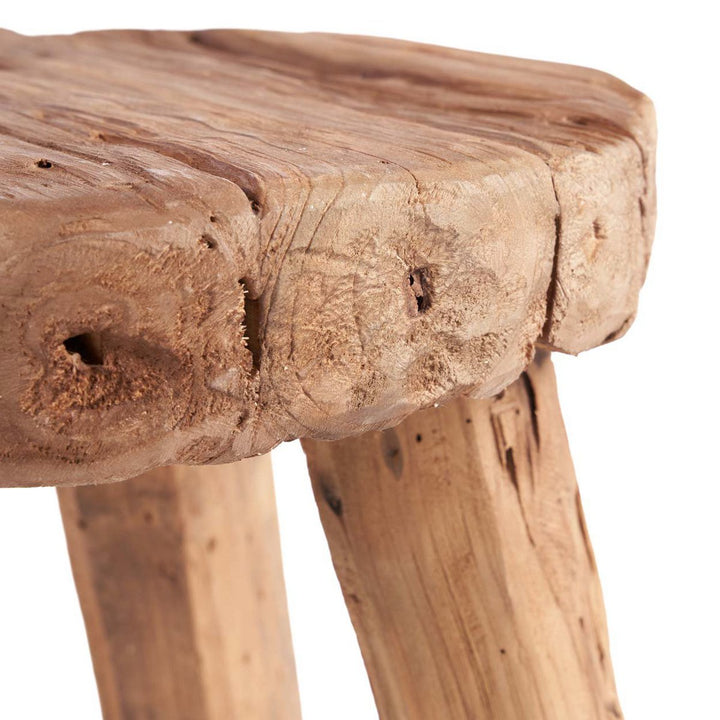 MARABUNTA rustikaler Beistelltisch - Hocker