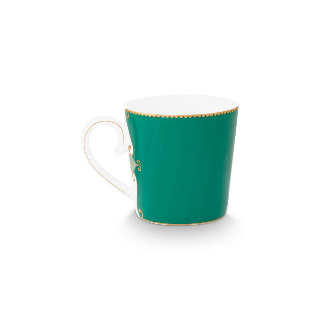 Tassen groß 2er-Set LOVE BIRDS MEDALLION GREEN