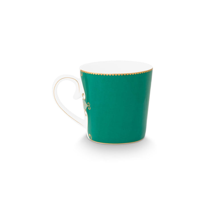 Tassen groß 2er-Set LOVE BIRDS MEDALLION GREEN