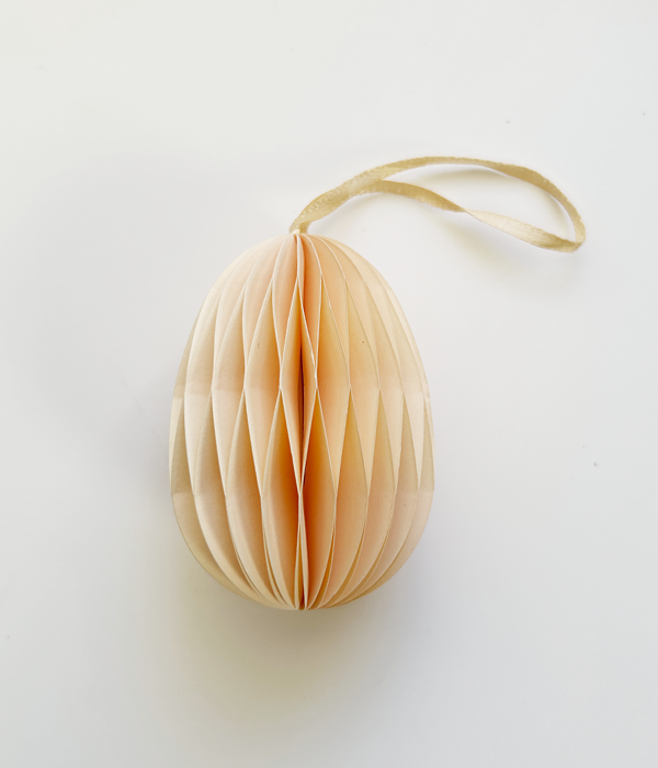 Ostern Ei - Dekoanhänger 7cm - Honeycomb - Papier div. Farben