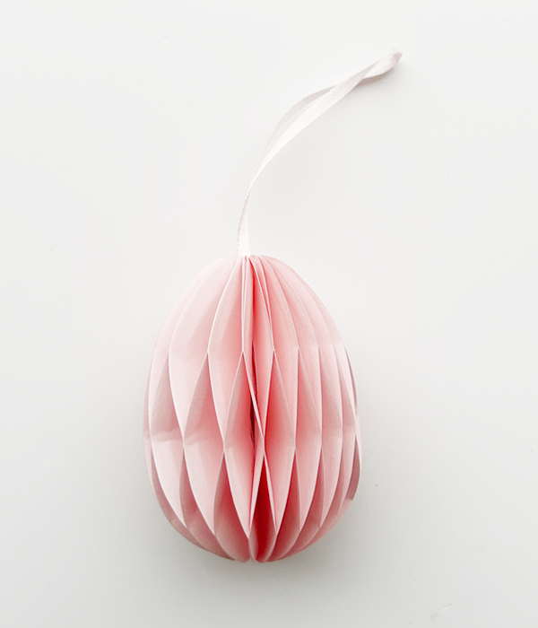 Ostern Ei - Dekoanhänger 7cm - Honeycomb - Papier div. Farben