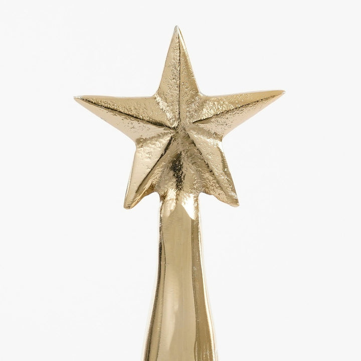 Deko Weihnachtsbaum - Aluminium - Gold - H36cm