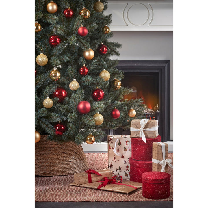 Ständerabdeckung - Weihnachtsbaum Korb - Seegras - Naturbraun - Ø58cm