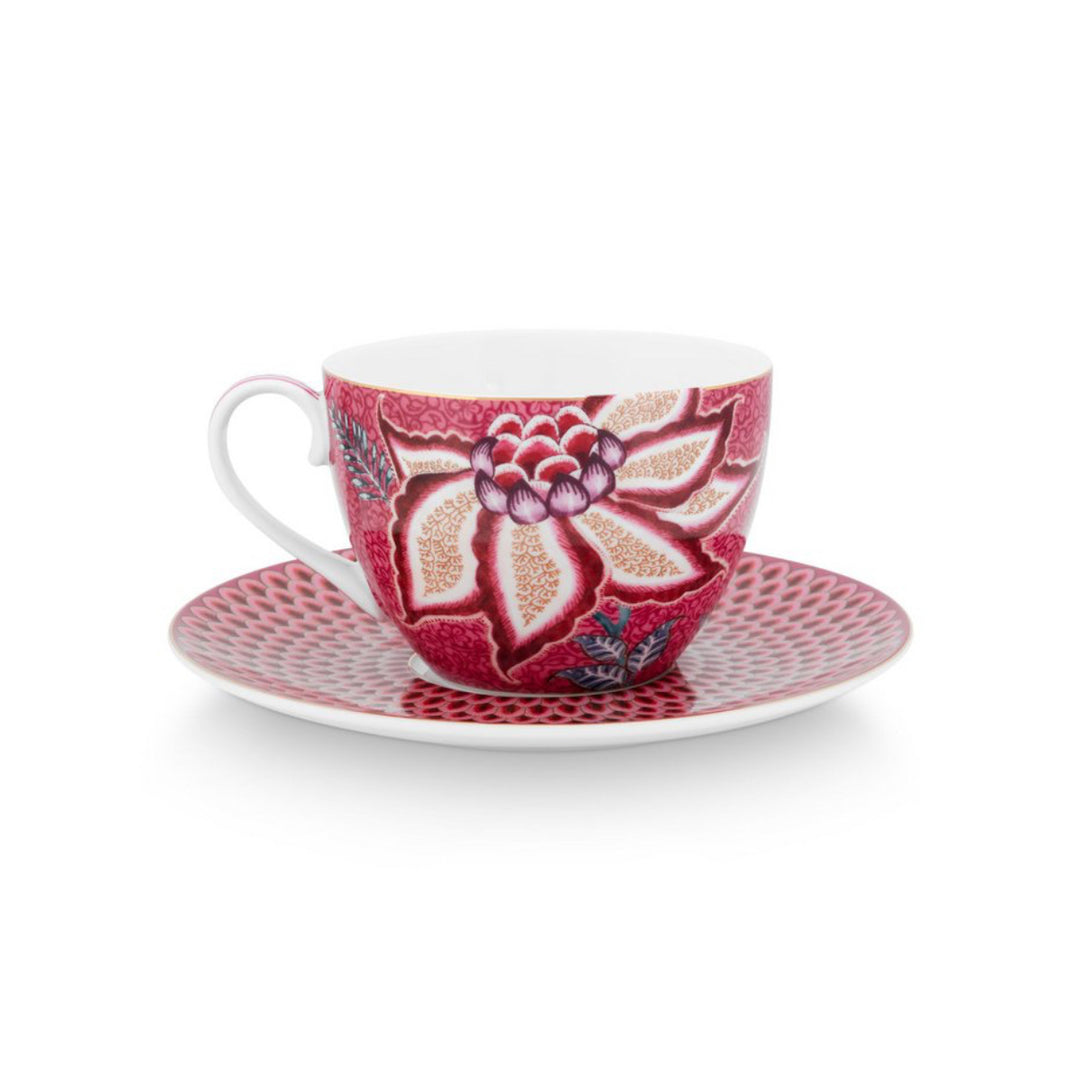 Tassen FLOWER FESTIVAL Dark Pink - 2er-Set