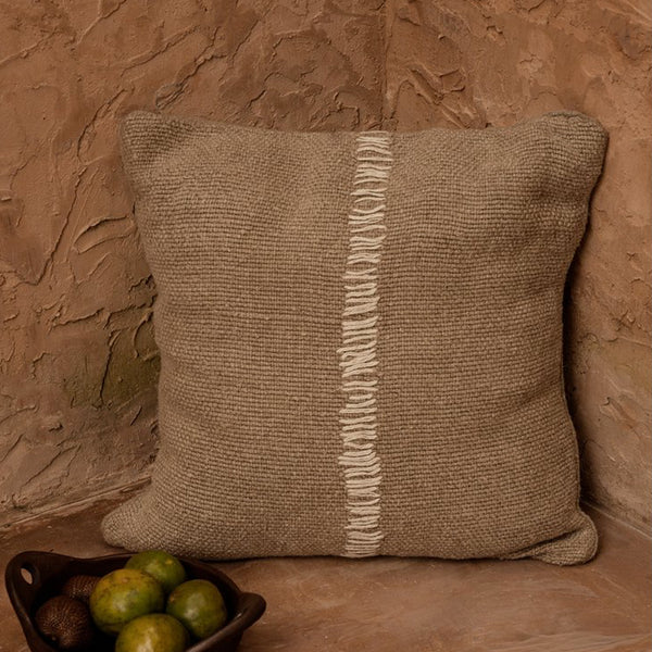 LINEN STITCH Kissenbezug - Leinen Natur 50x50
