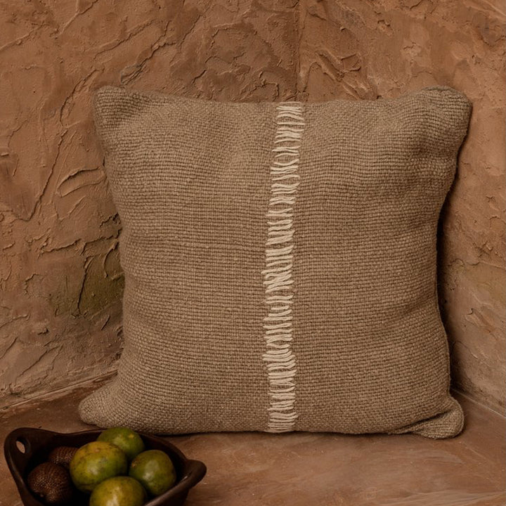LINEN STITCH Kissenbezug - Leinen Natur 50x50