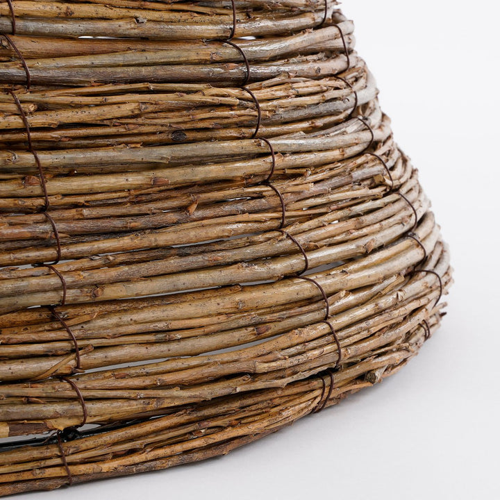 Ständerabdeckung - Weihnachtsbaum Korb - Weidenzweige - Ø50cm