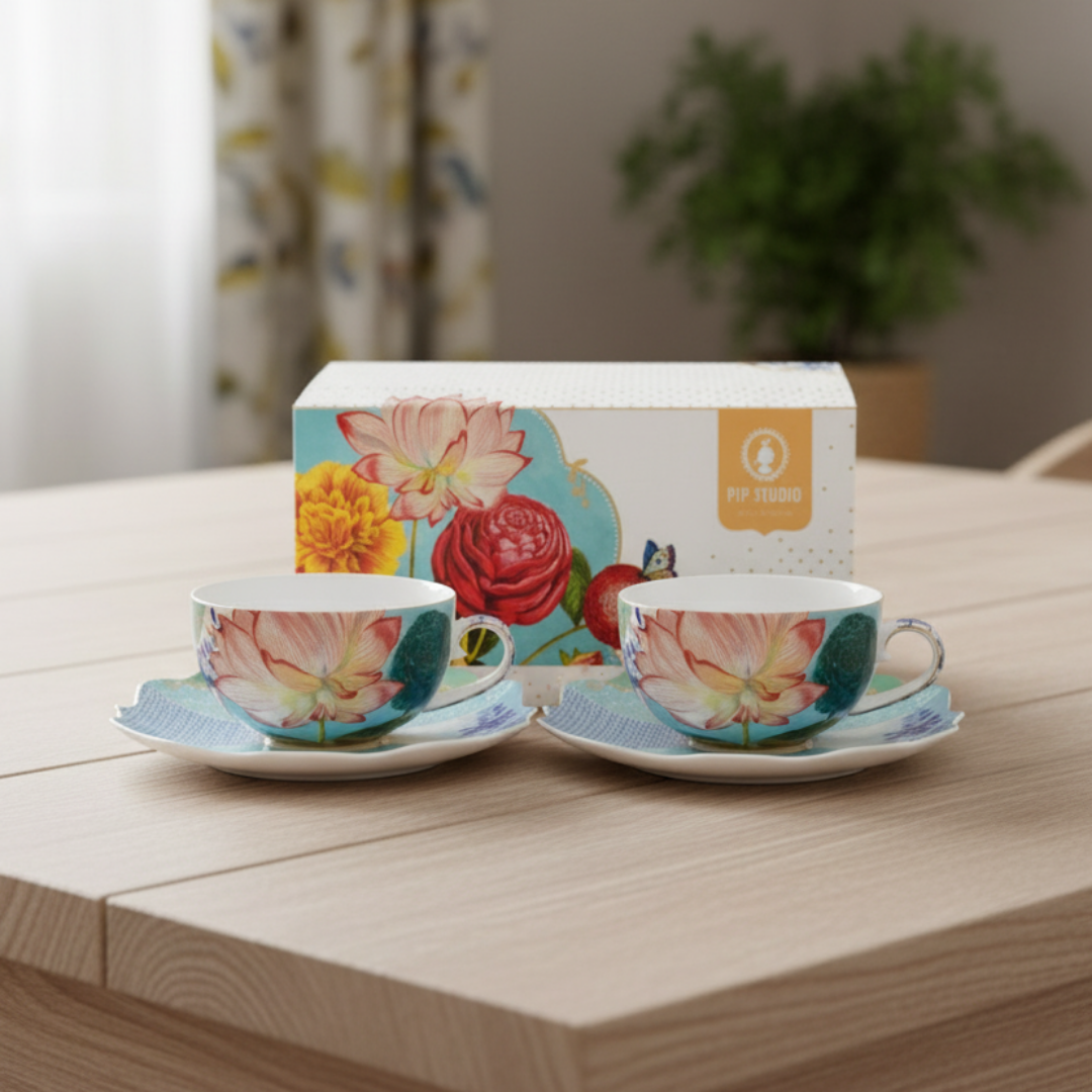 Teetassen 2er-Set ROYAL FLOWERS