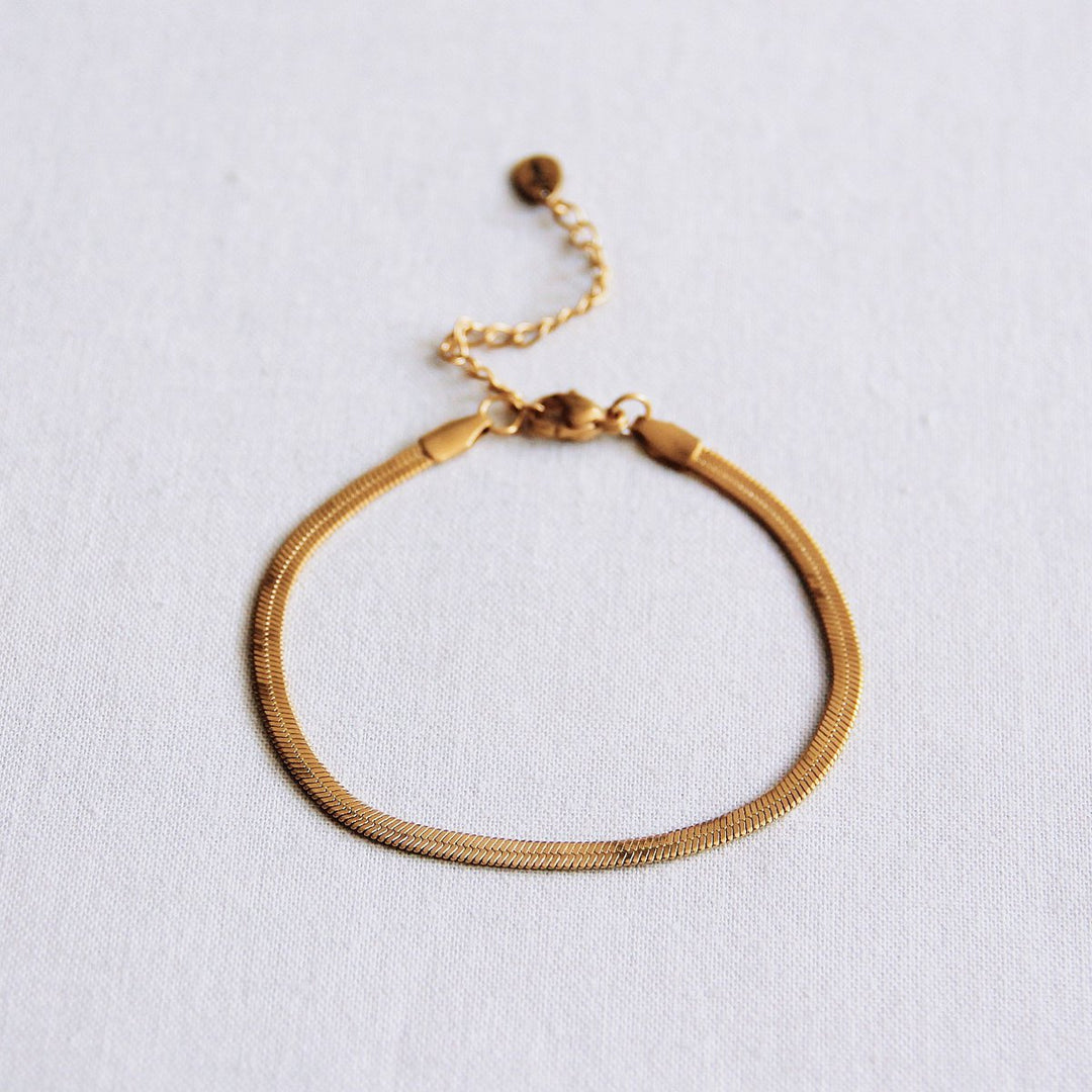 Armband - Schlangenkette - Gold