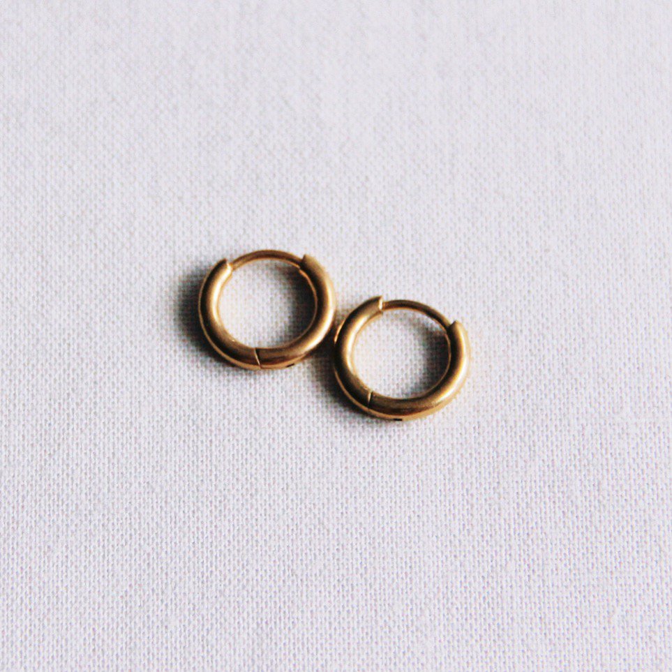 Ohrringe - BASIC - Mini Creole Gold
