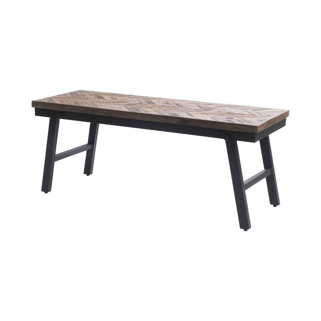 HERRINGBONE Holzbank 110cm