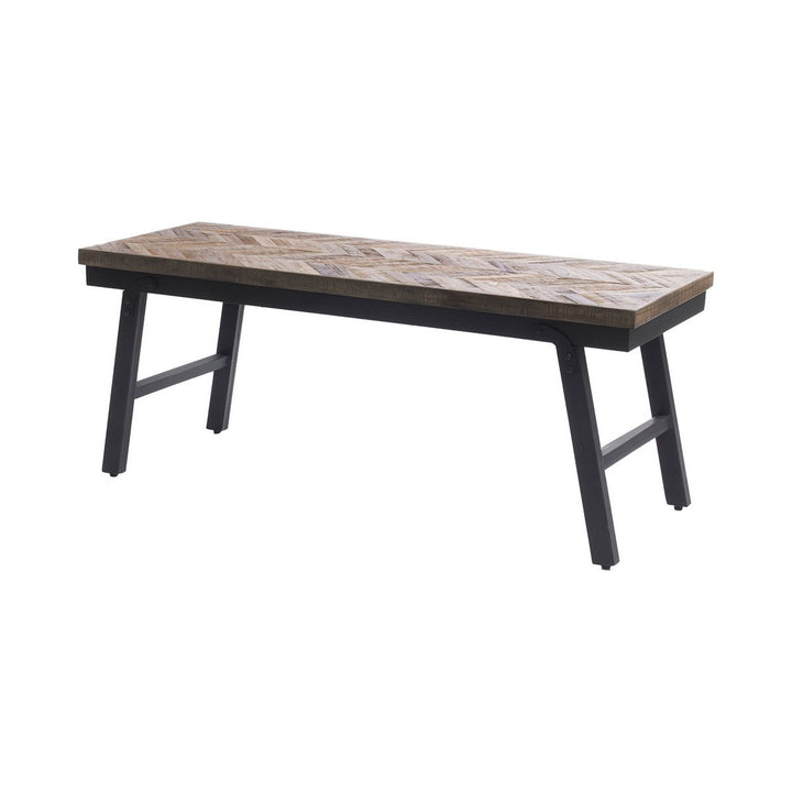 HERRINGBONE Holzbank 110cm