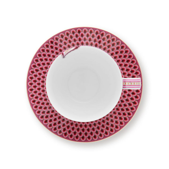Tassen FLOWER FESTIVAL Dark Pink - 2er-Set