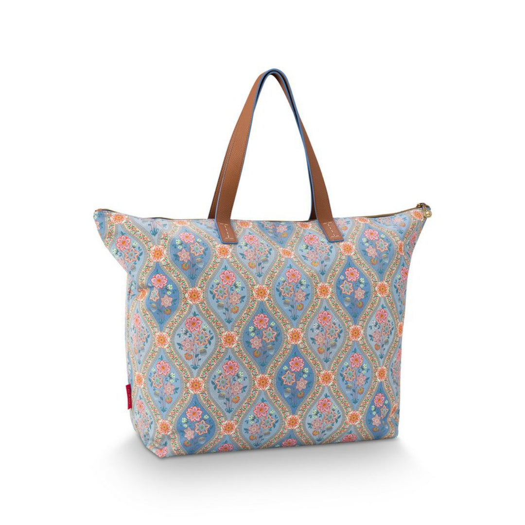 Tote Bag large TILDA ORNAMENTO BLUE