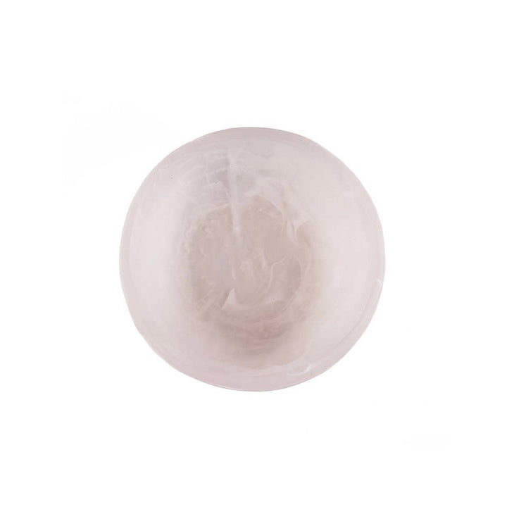 RESIN ORGANIC BOWL - Rosa Weiß S